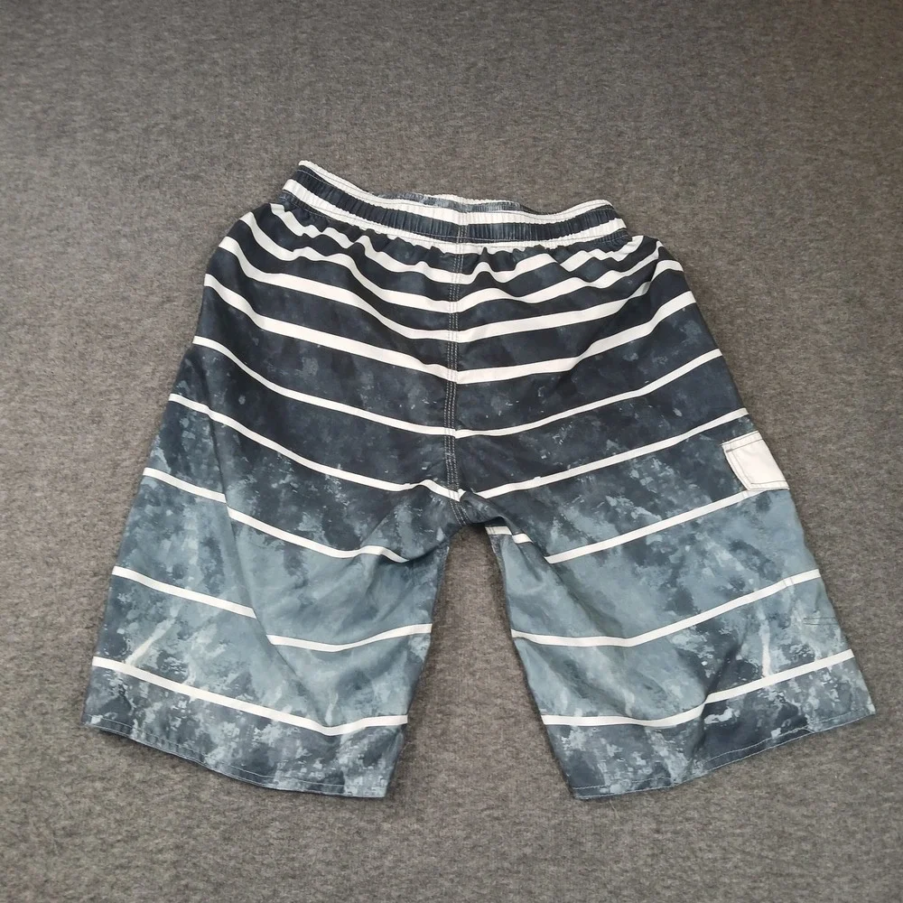 Nonwe Men's Size‎ 30 Board Shorts Swim Trunks Lined Striped Tie Waist.